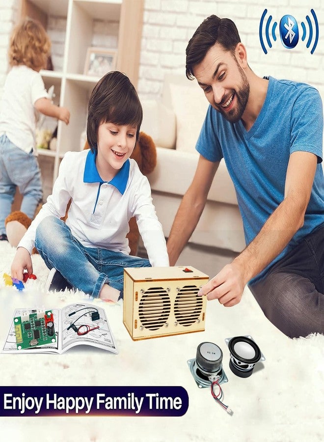 SCAEMO DIY Bluetooth Speaker Kit, Stem Projects for Kids Ages 8-12, Science STEM Kits for Kids Ages 10-12-14-16, Gifts for 9 10 11 12 13 14 15 16 Year Old Boys Teens (Wood) - Image 4